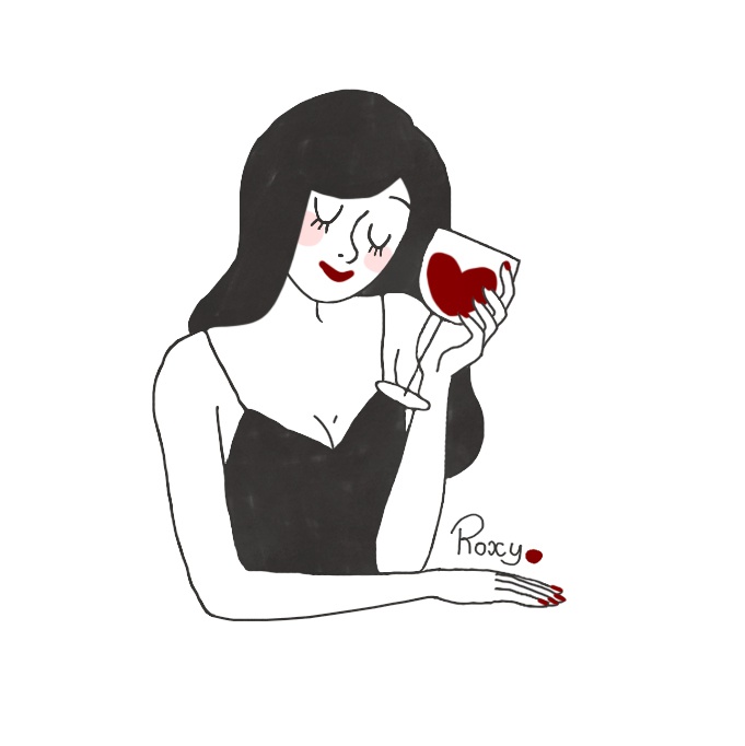 illustration roxy lapassade vin rouge.jpg - Roxy LAPASSADE | Virginie